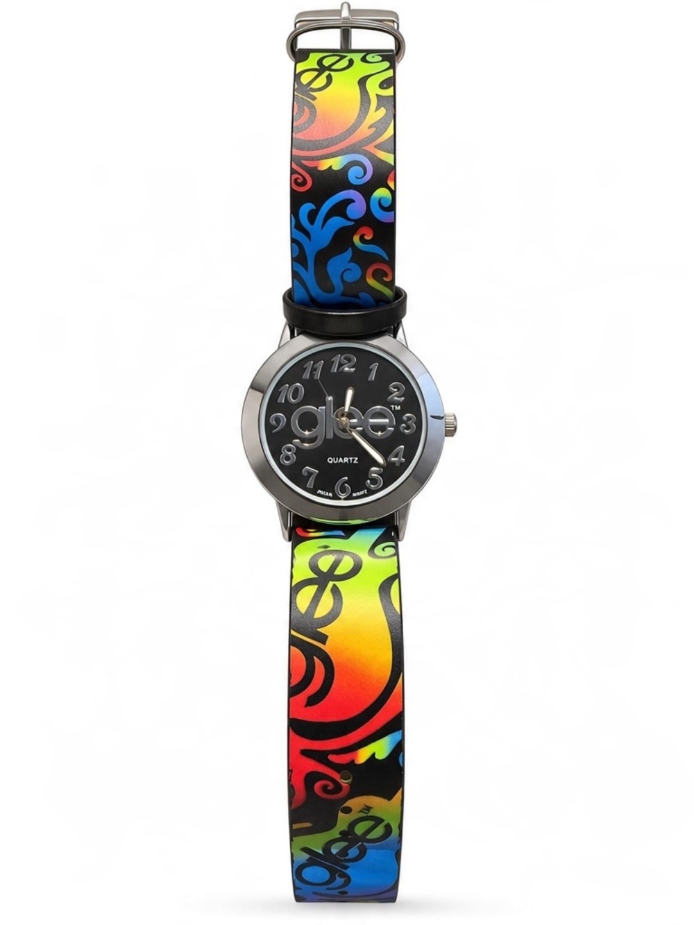Glee stainless steel graffiti style watch